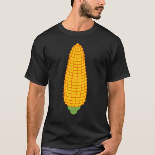 Corn Halloween Kostuum Foodie Boer Mannen Vrouwen  T-shirt (Voorkant)