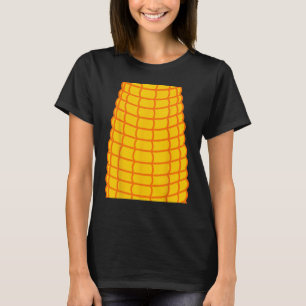Corn Halloween Kostuum Foodie Boer Mannen Vrouwen  T-shirt
