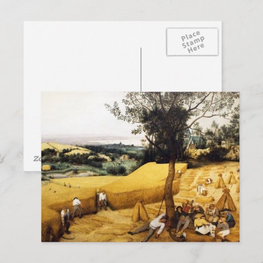 Corn Harvest - 1565 Briefkaart (Voorkant / Achterkant)