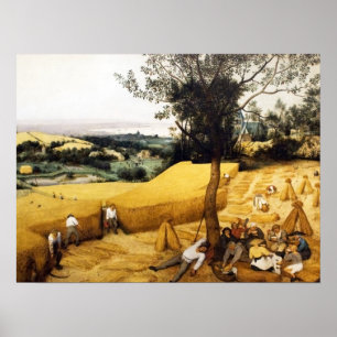 Corn Harvest - 1565 Poster