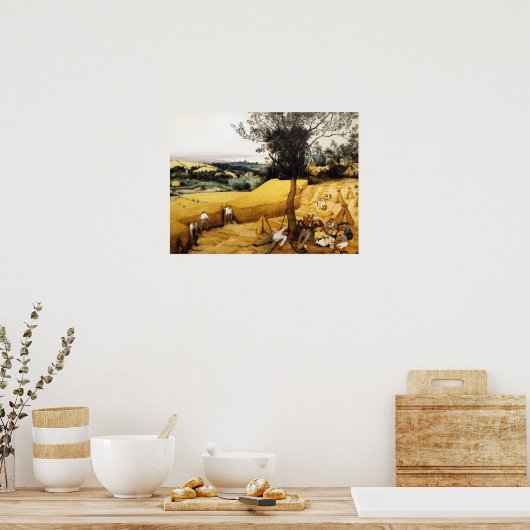 Corn Harvest - 1565 Poster (Keuken)