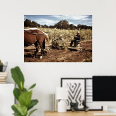 Corn Harvest: 1940 Poster (Thuiskantoor)