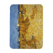 Corn Harvest in Provence door Vincent Van Gogh Magneet (Verticaal)
