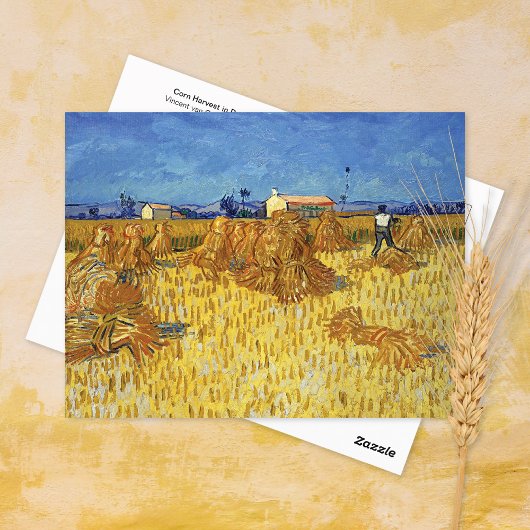 Corn Harvest Provence Vincent van Gogh Briefkaart