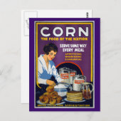 Corn  het Poster van WPA Briefkaart (Voorkant / Achterkant)