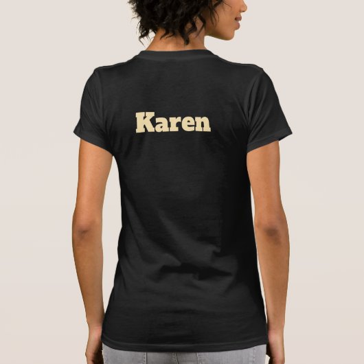 Corn Hole Personalized Team Shirt (Achterkant)