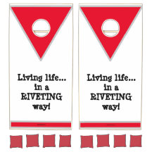 Corn Hole Spelbord voor Aluminium Aanhangwagen Lie