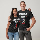 Corn Hole Team Player Cornhole Raglan Baseball T-shirt (Unisex)