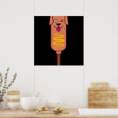 Corn Hondenliefhebbers Poster (Keuken)