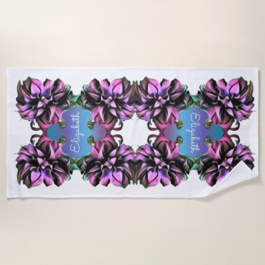 Corn Husk Flowers 2190 Strandlaken (Voorkant)