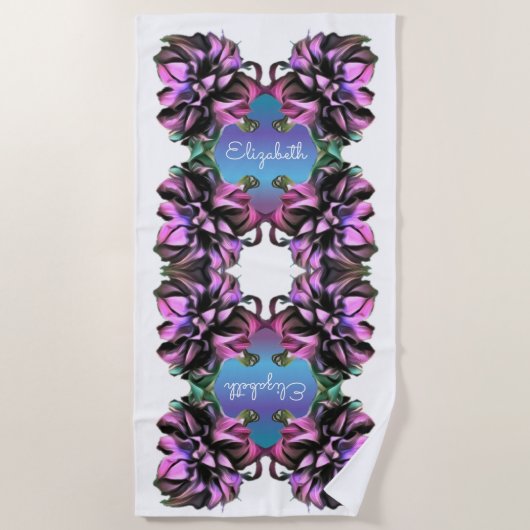 Corn Husk Flowers 2190 Strandlaken (Voorkant)