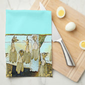 Corn Husk Painting Theedoek (Quarter Fold)