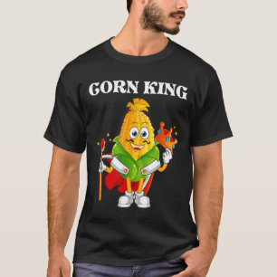 Corn King Dad Mannen Boys Corn Corn Farmer Farmer T-shirt