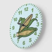 Corn Kitchen Wall Clock Grote Klok (Hoek)