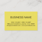 Corn kleur achtergrond visitekaartje (Achterkant)