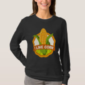 Corn Lover Farming Food Corn Eater T-shirt (Voorkant)