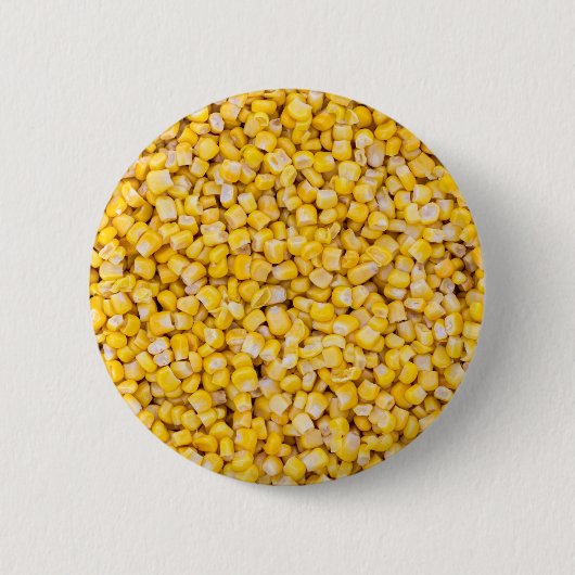 Corn macro als achtergrondstructuur ronde button 5,7 cm (Voorkant)