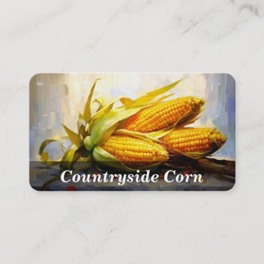 Corn / Maïs Visitekaartje (Voorkant)
