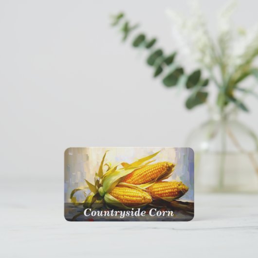 Corn / Maïs Visitekaartje (Staand voorkant)