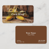Corn / Maïs Visitekaartje (Voorkant / Achterkant)