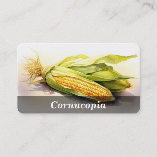 Corn / Maïs Visitekaartje (Voorkant)