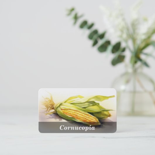 Corn / Maïs Visitekaartje (Staand voorkant)