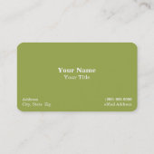 Corn / Maïs Visitekaartje (Achterkant)