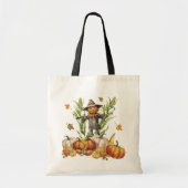 Corn Maze Herfst vogelverschrikkerpompoenen Tote Bag (Voorkant)