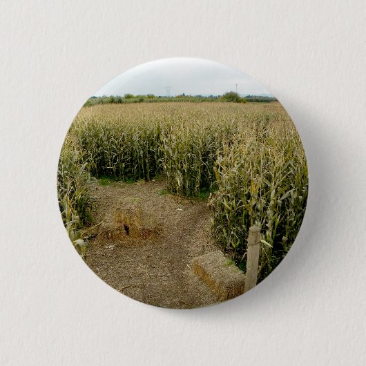 Corn Maze Ronde Button 5,7 Cm (Voorkant)