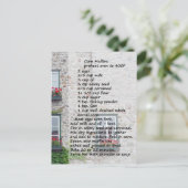 Corn Muffin Recipe Briefkaart (Staand voorkant)