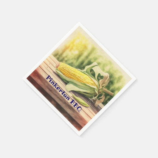 Corn on the Cob, gepersonaliseerd Servet (Hoek)