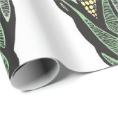 Corn on the Cob Rustic Farmhouse Vegetable Cadeaupapier (Rol Hoek)