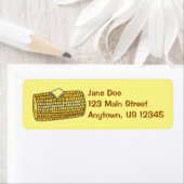 Corn op de Cob Corncob Butter Picnic Food Yellow Etiket (Insitu)