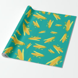 Corn op het cob-patroon cadeaupapier