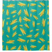 Corn op het cob-patroon douchegordijn (Voorkant)