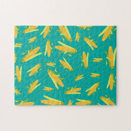Corn op het cob-patroon legpuzzel
