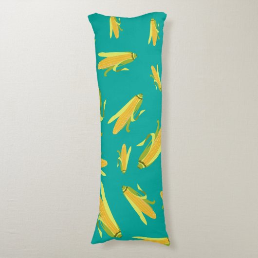 Corn op het cob-patroon lichaamskussen (Voorkant Verticaal)