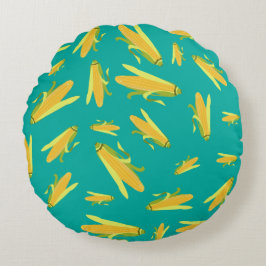 Corn op het cob-patroon rond kussen