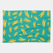 Corn op het cob-patroon theedoek (Horizontaal)