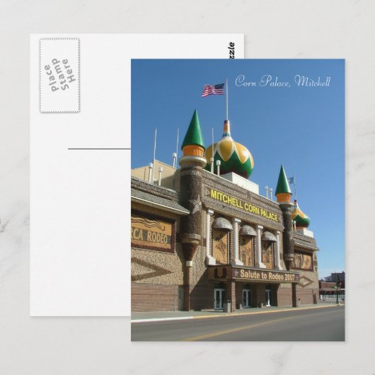 Corn Palace Briefkaart (Voorkant / Achterkant)