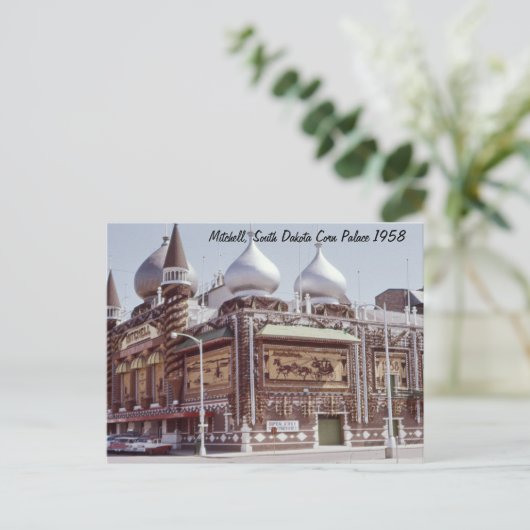 Corn Palace Mitchell South Dakota Briefkaart (Staand voorkant)