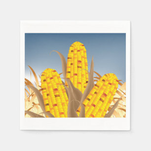 Corn Paper Napkins Servetten
