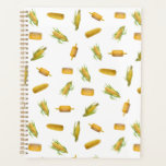 Corn Pattern Planner<br><div class="desc">Patroon met op waterverf geïnspireerde illustraties van maïs op de krab</div>
