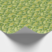 Corn planten patroon achtergrond cadeaupapier (Hoek)