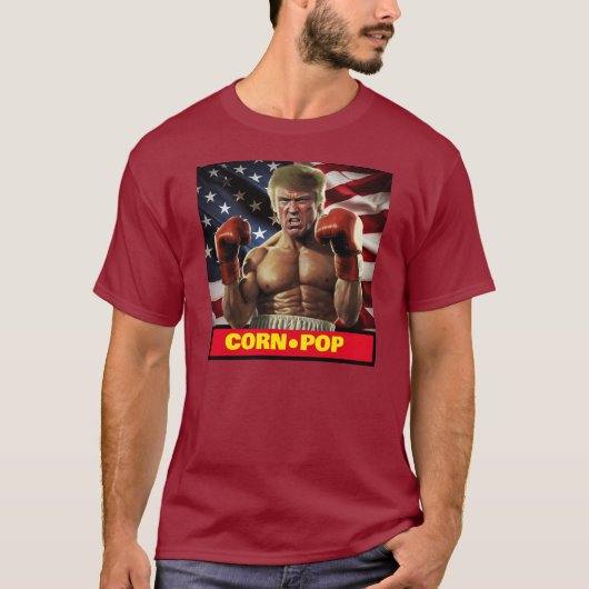 Corn Pop Trump - Biden's nachtmerrie T-shirt (Voorkant)