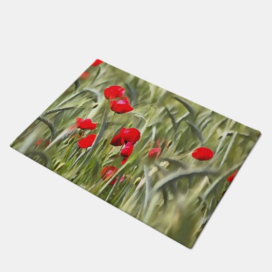 Corn Poppies Deurmat (Schuin)