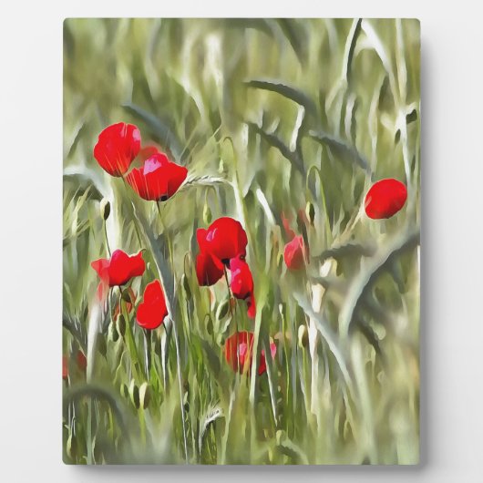 Corn Poppies Fotoplaat (Voorkant)