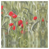 Corn Poppies Stof (Close Up)