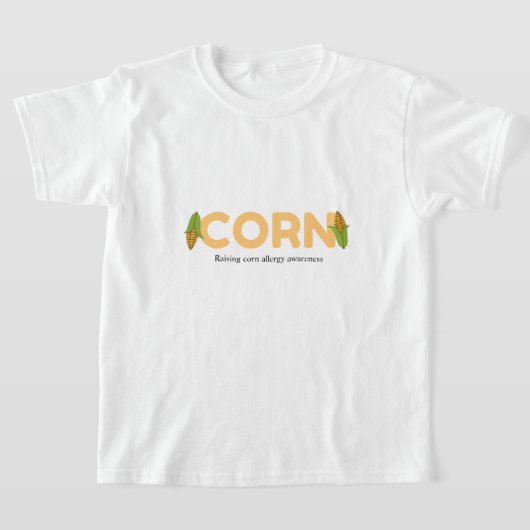 Corn Raising Corn Allergie Awareness T-shirt (Laagn)