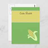Corn Roast nodigt uit Briefkaart (Voorkant / Achterkant)